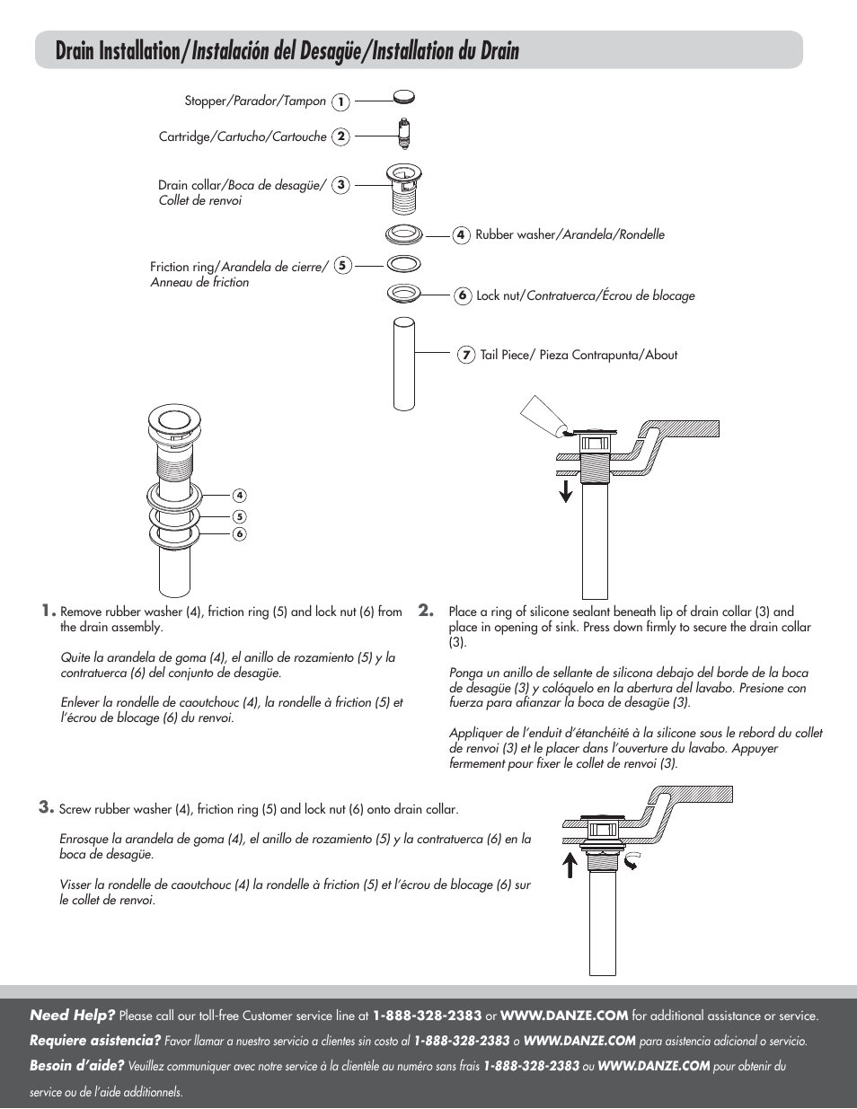 Danze D304558 - Installation Manual User Manual | Page 6 / 8