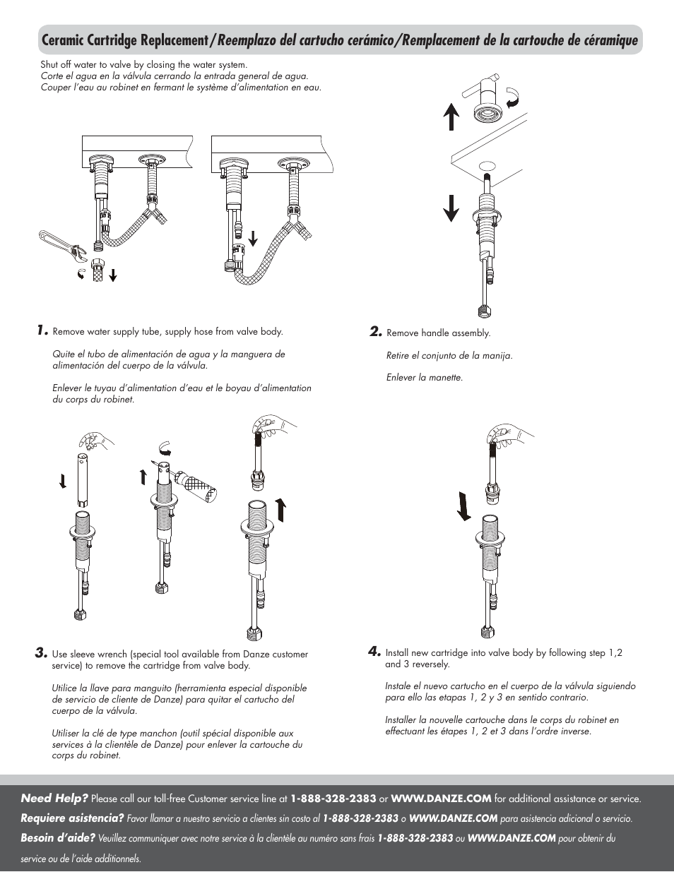 Danze D304558 - Installation Manual User Manual | Page 8 / 8