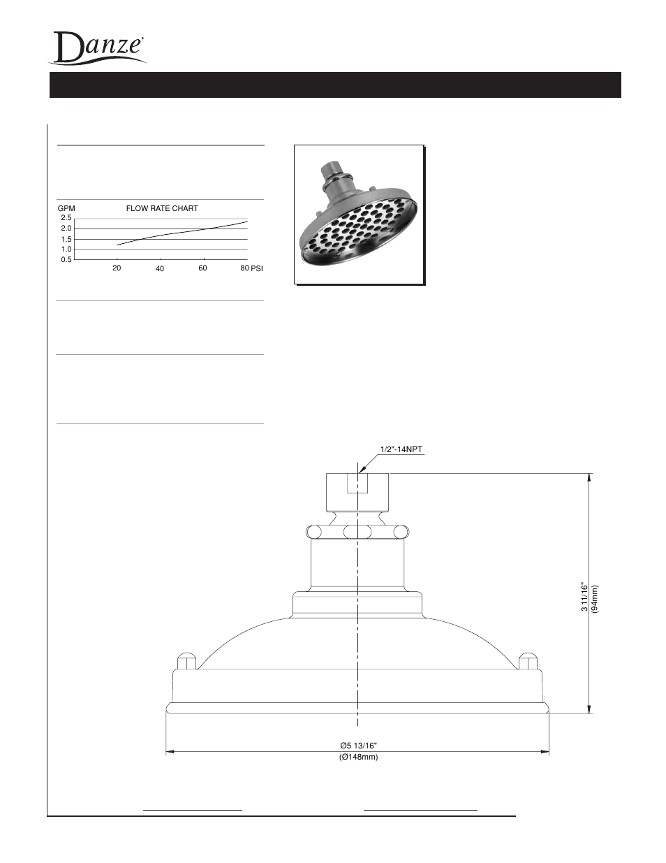 Danze D461191 User Manual | 1 page