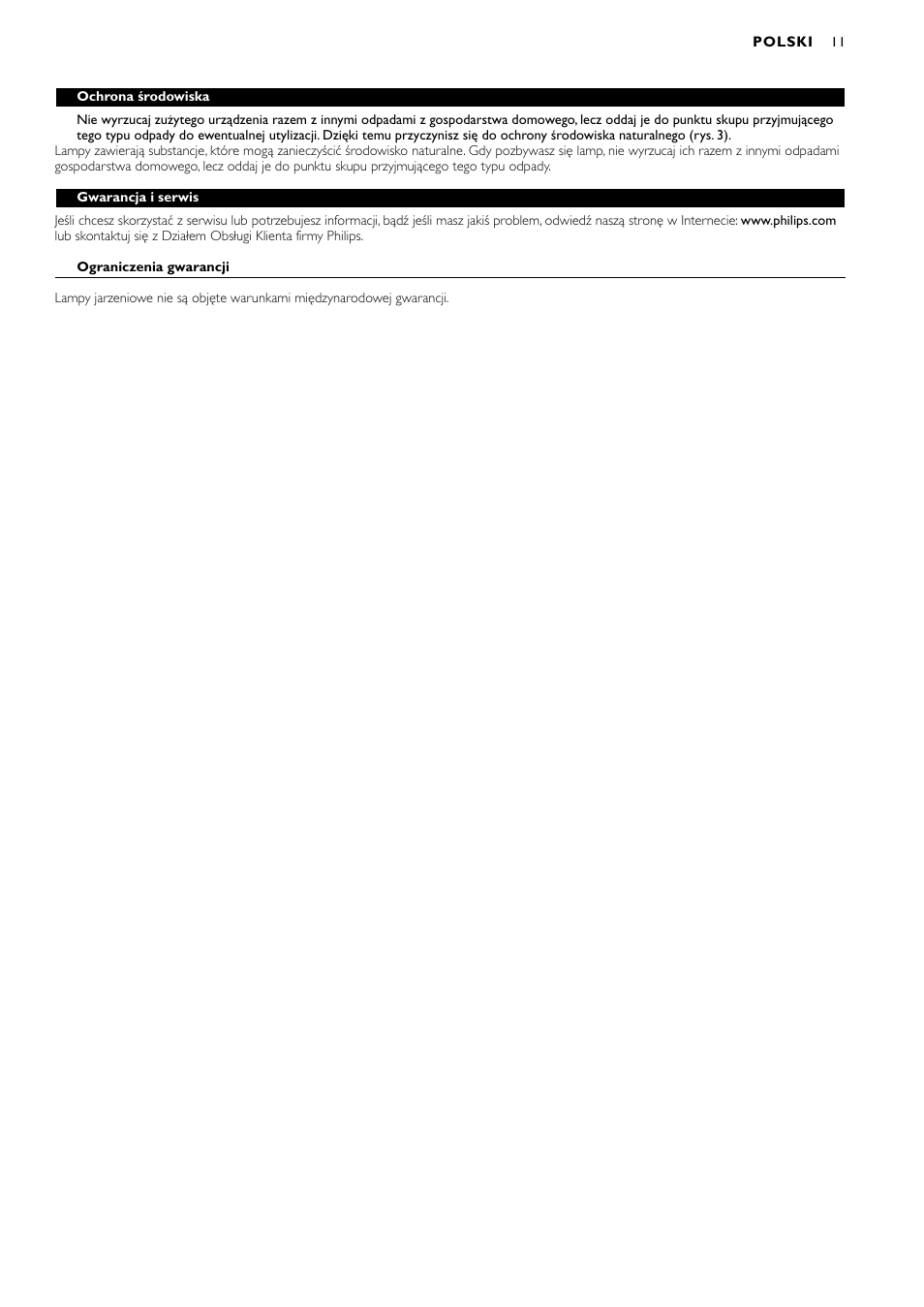 Philips HB311 User Manual | Page 11 / 54