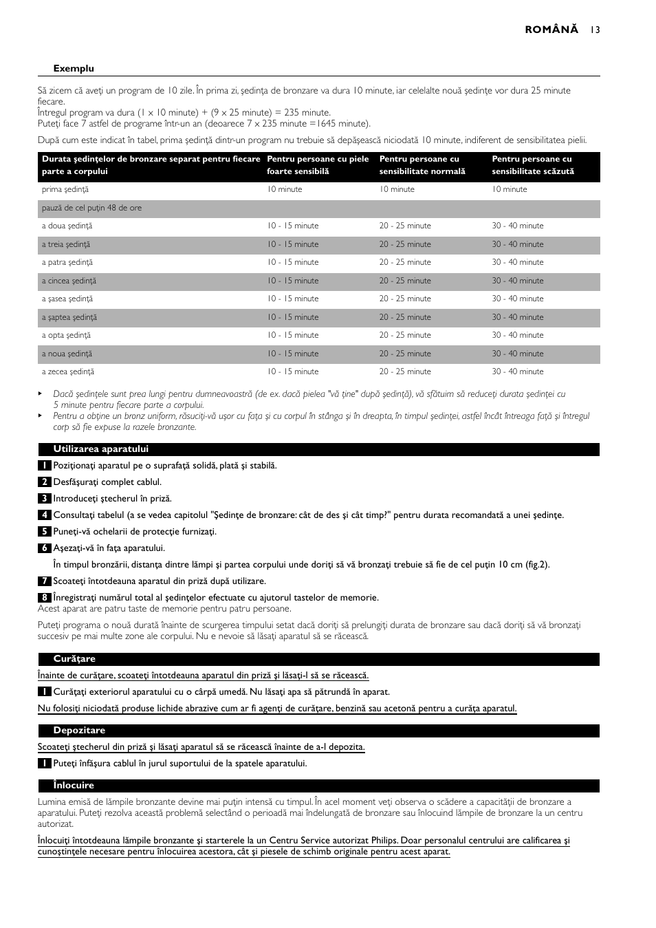 Philips HB311 User Manual | Page 13 / 54