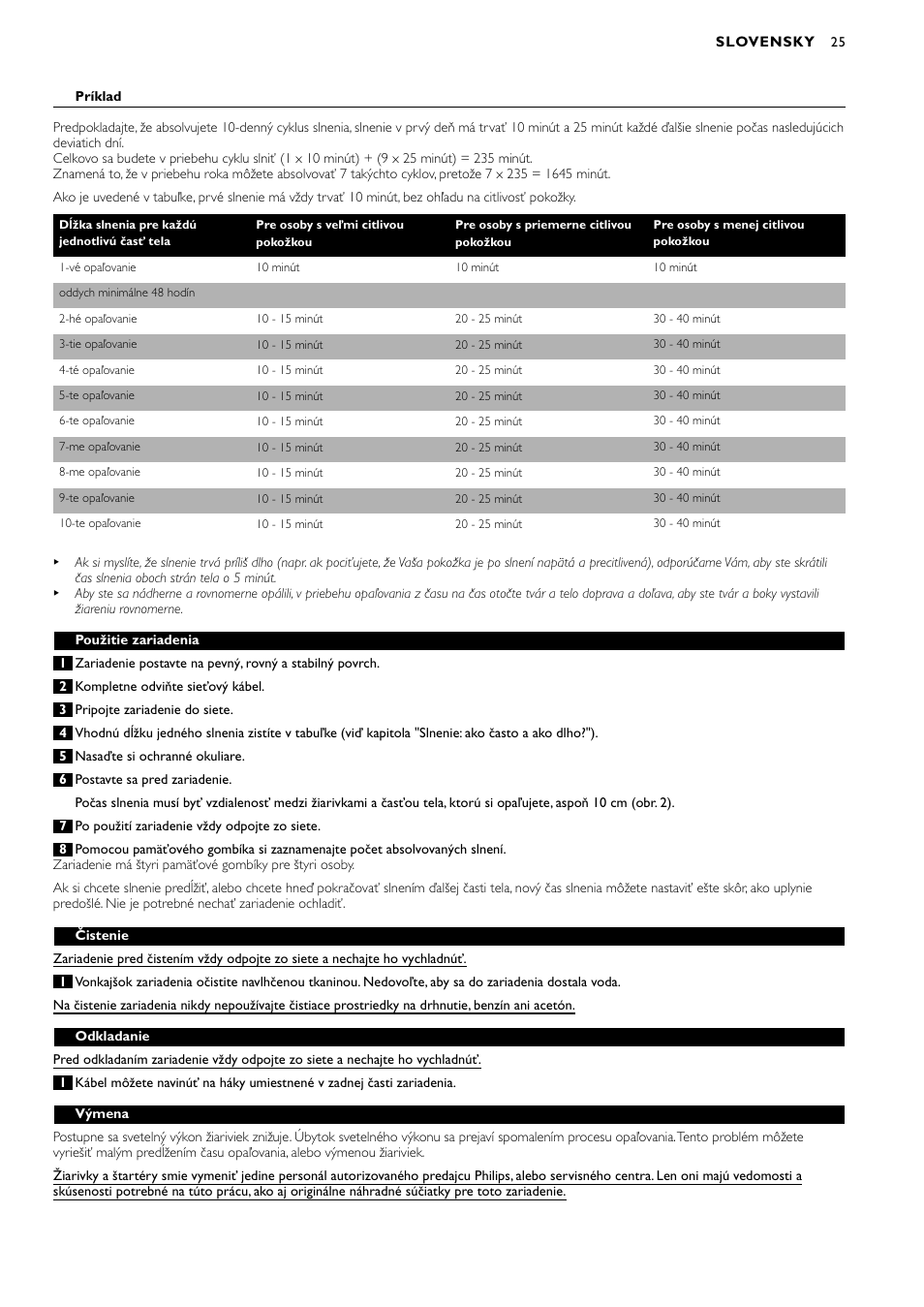 Philips HB311 User Manual | Page 25 / 54