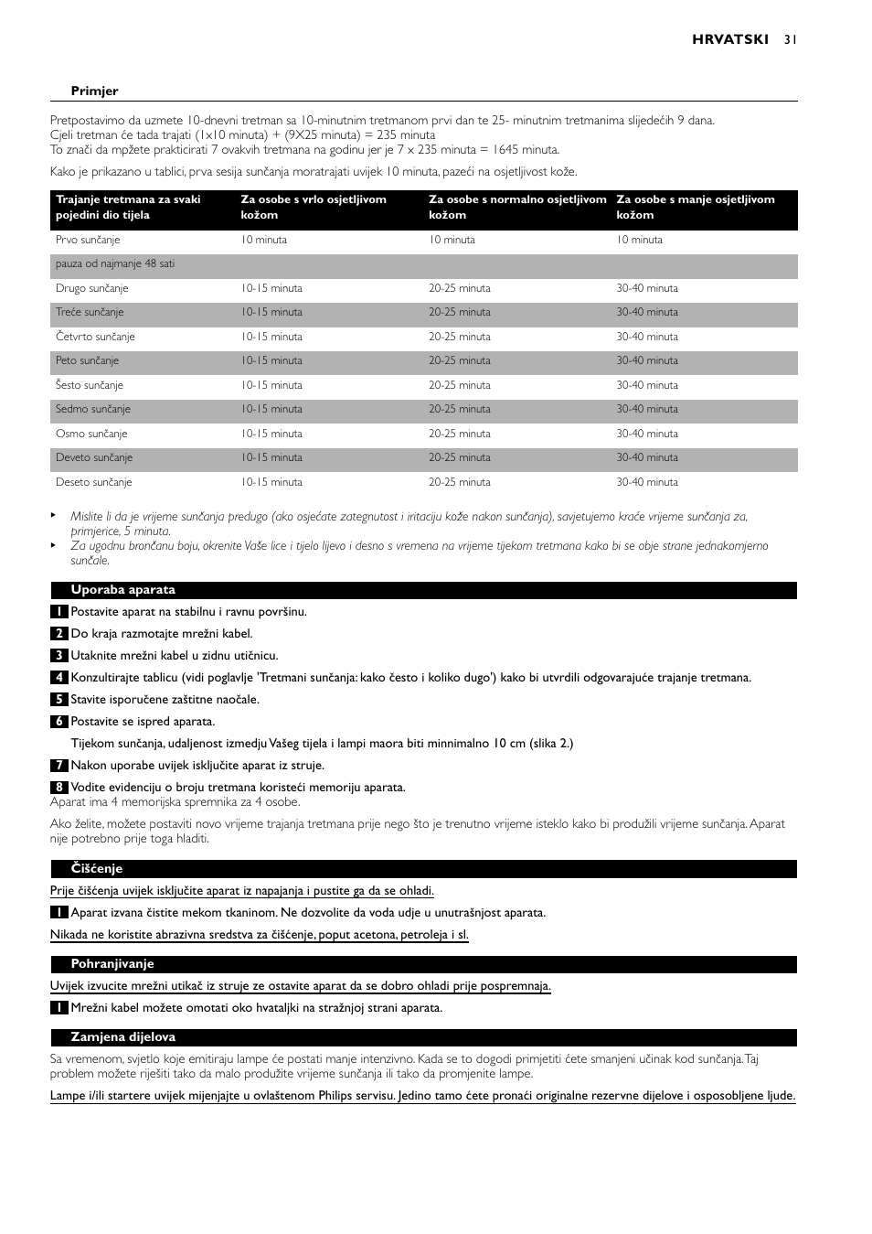 Philips HB311 User Manual | Page 31 / 54