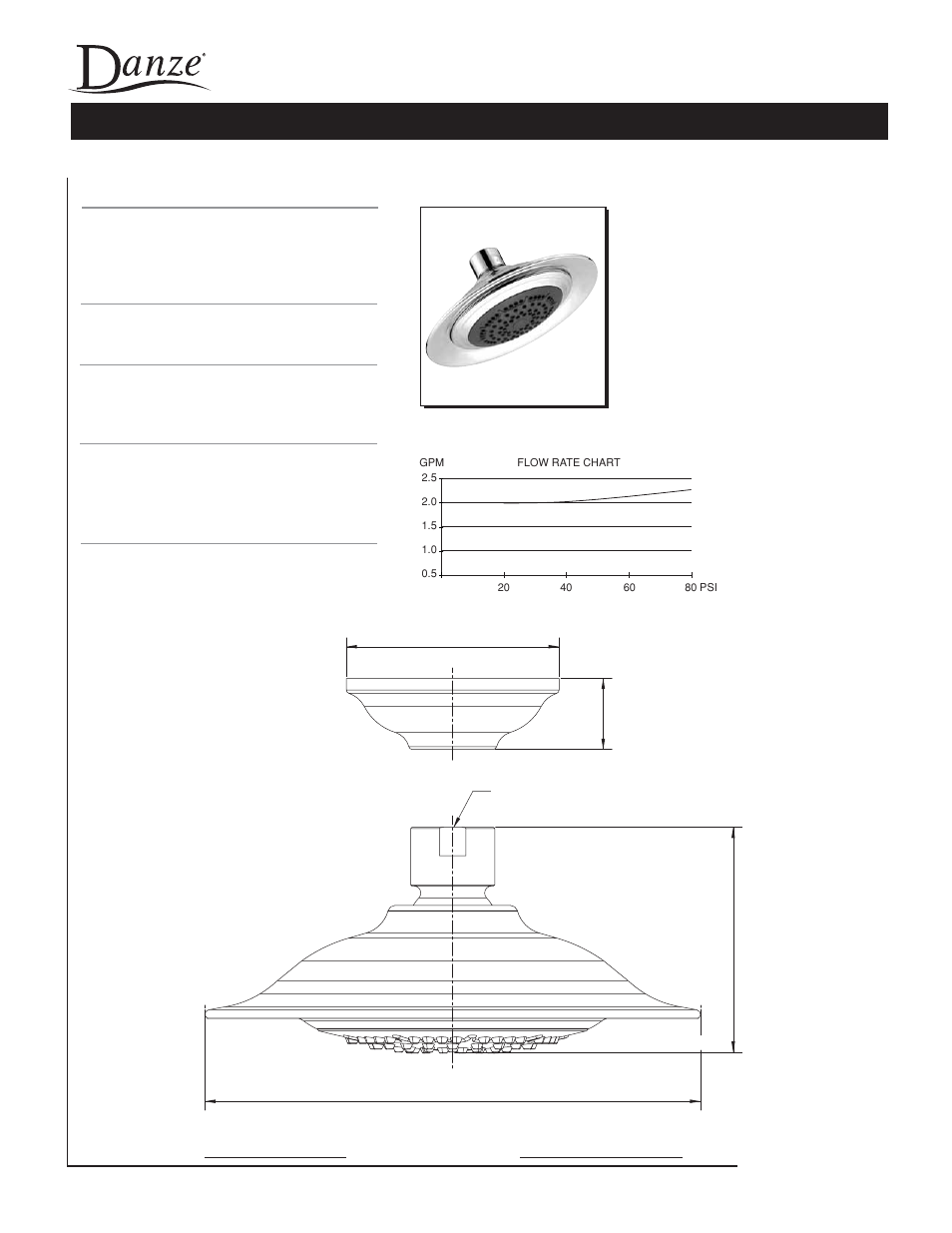 Danze D460001 User Manual | 1 page
