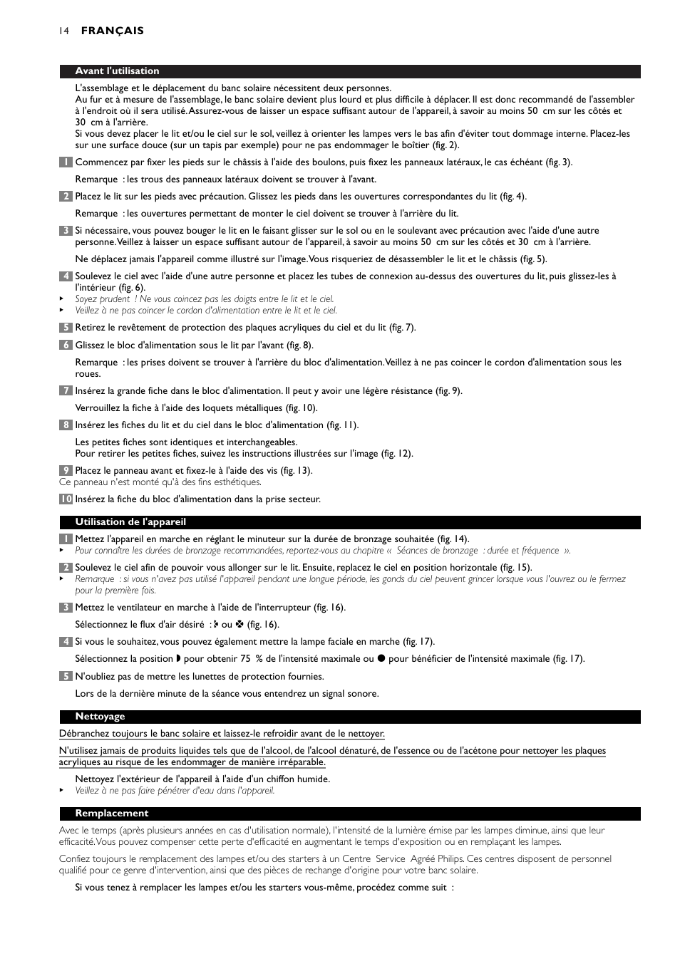 Philips HB591 User Manual | Page 14 / 32