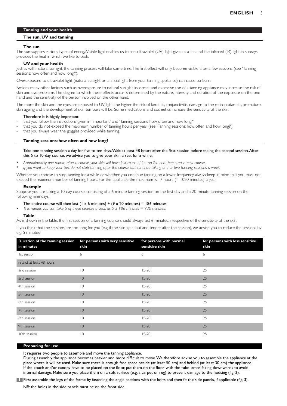 Philips HB591 User Manual | Page 5 / 32
