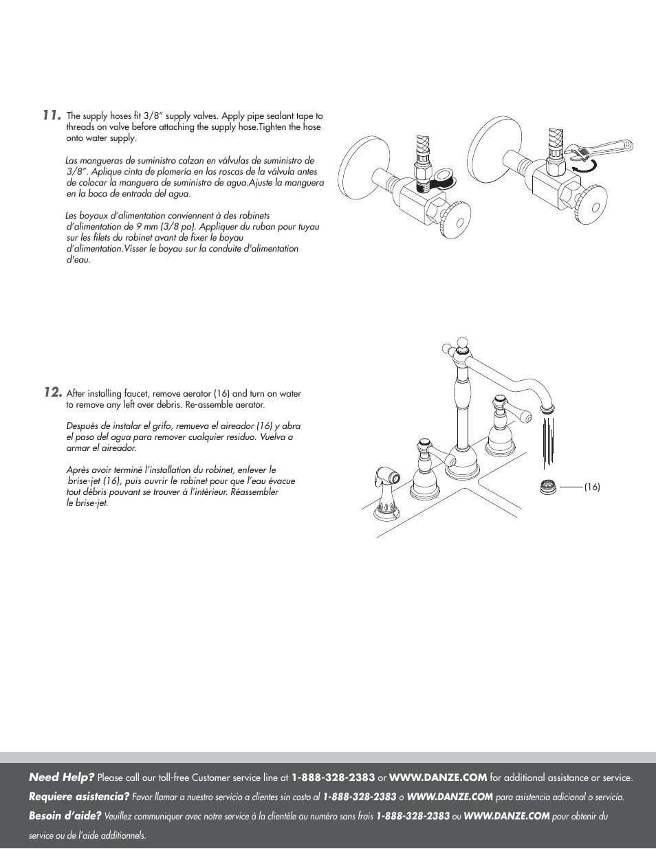 Danze D422057 - Installation Manual User Manual | Page 7 / 9