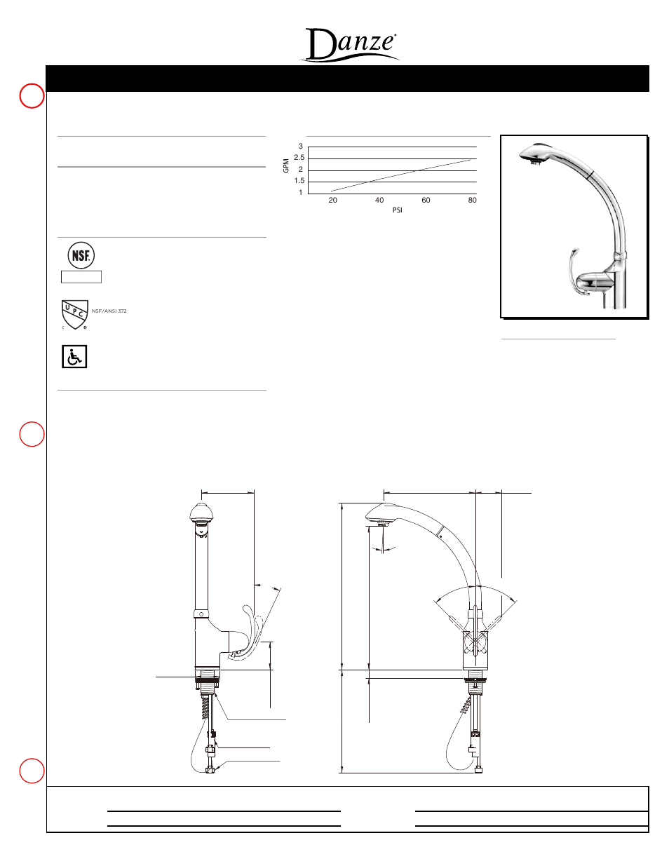 Danze D456720 - Spec Sheets User Manual | 1 page