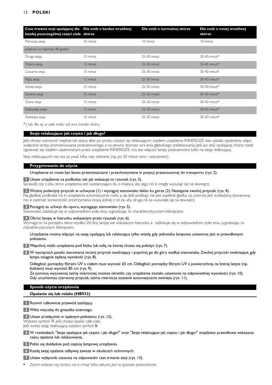 Philips HB935 User Manual | Page 12 / 56