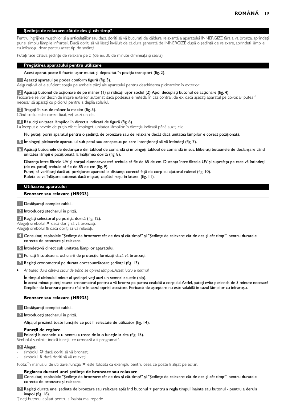 Philips HB935 User Manual | Page 19 / 56