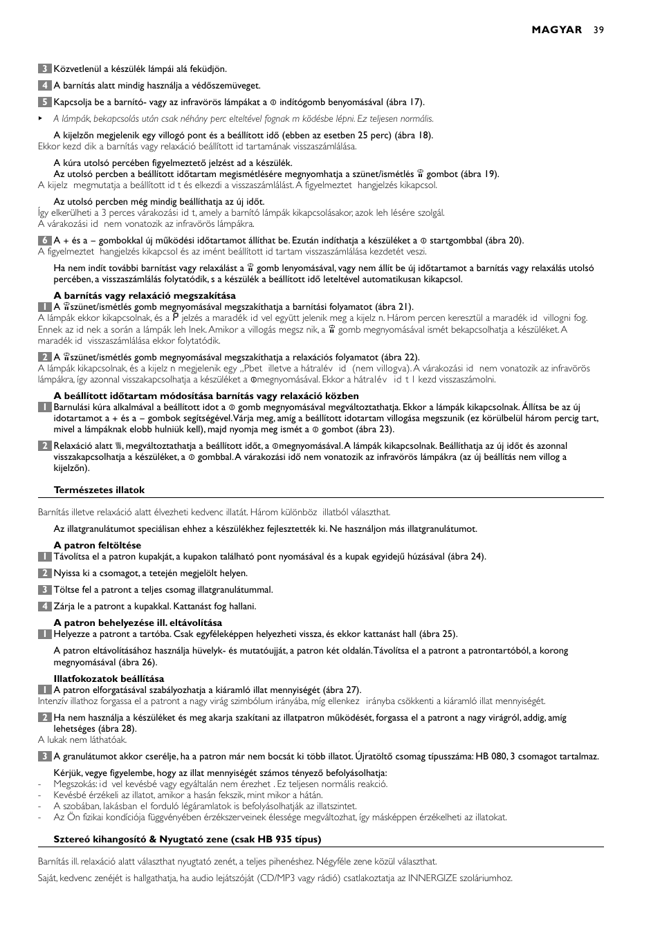 Philips HB935 User Manual | Page 39 / 56