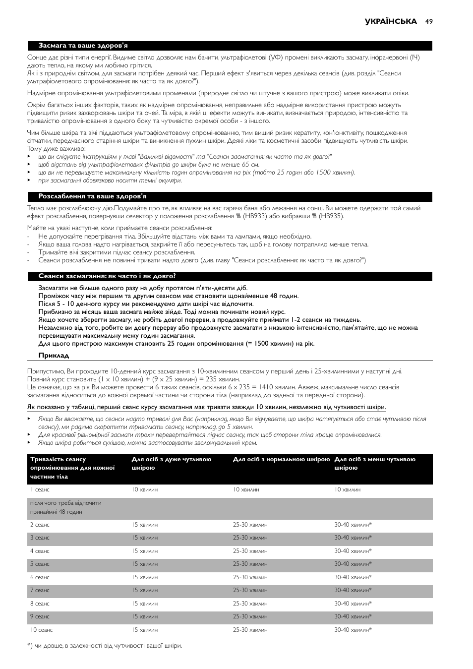 Philips HB935 User Manual | Page 49 / 56