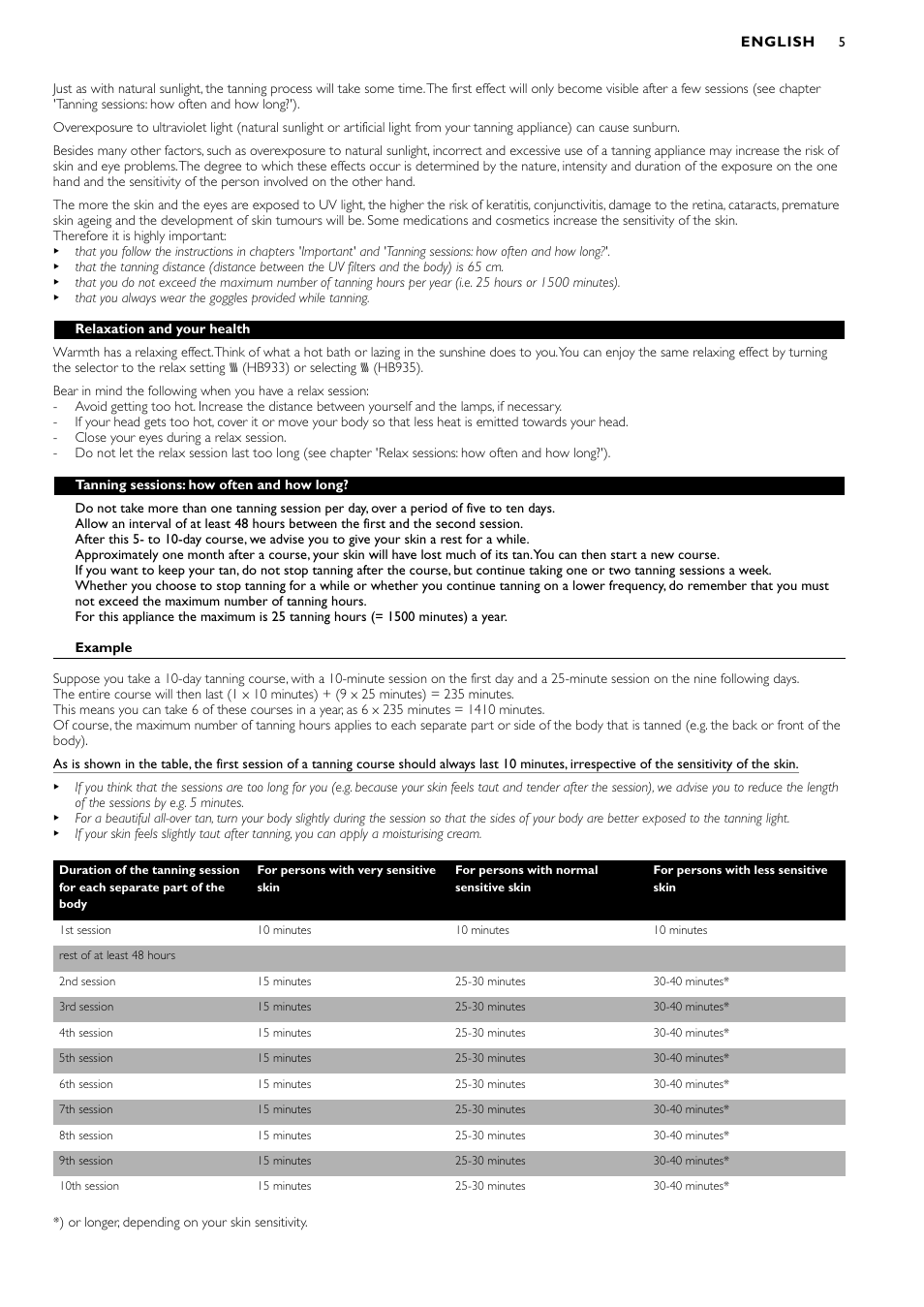 Philips HB935 User Manual | Page 5 / 56