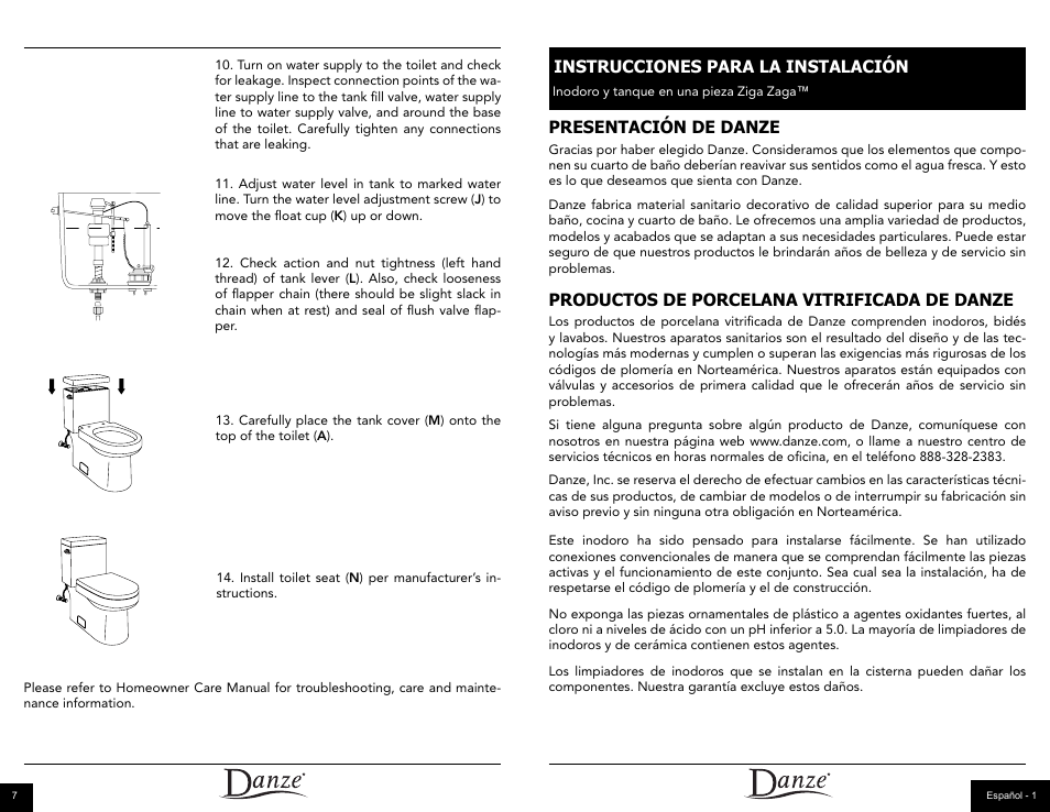 Danze DC031221 - Installation Manual User Manual | Page 5 / 11