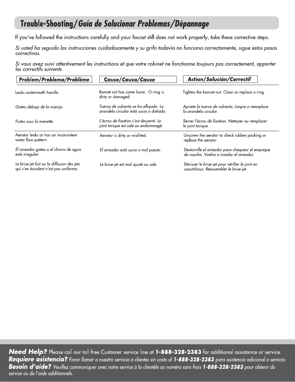 Danze D326454 - Installation Manual User Manual | Page 6 / 6