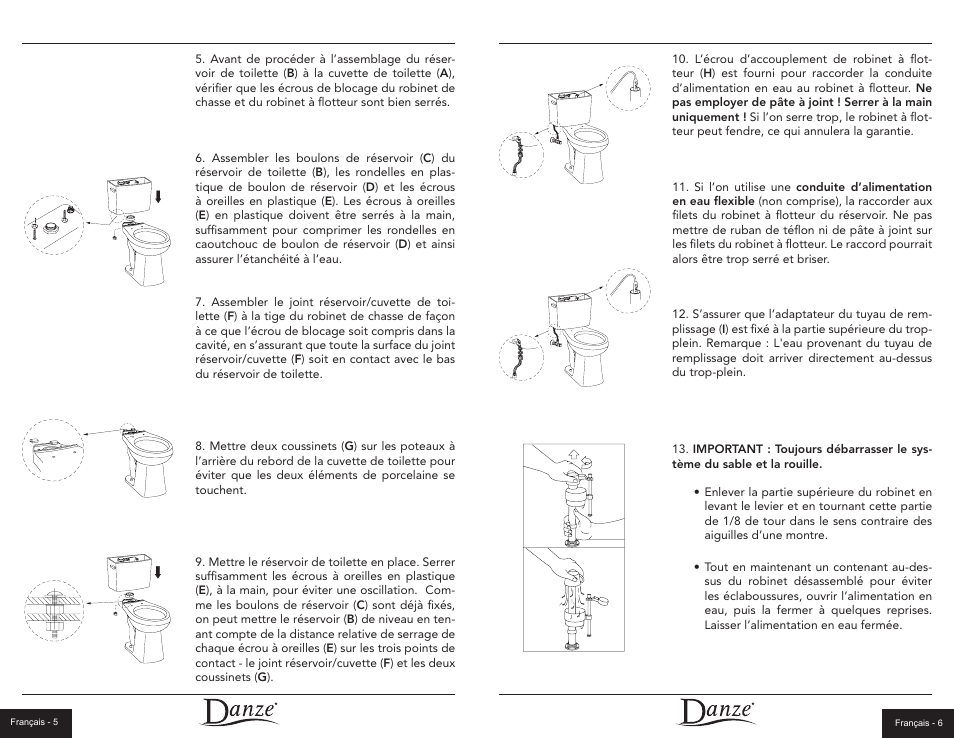 Danze DC063330-DC062321 - Installation Manual User Manual | Page 12 / 13