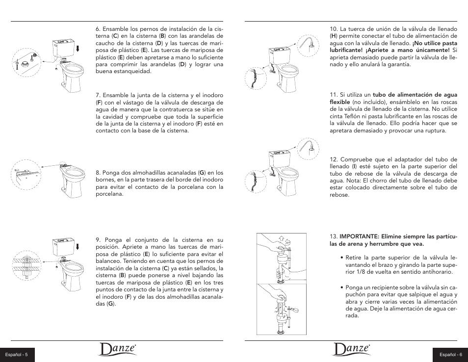 Danze DC063330-DC062321 - Installation Manual User Manual | Page 8 / 13