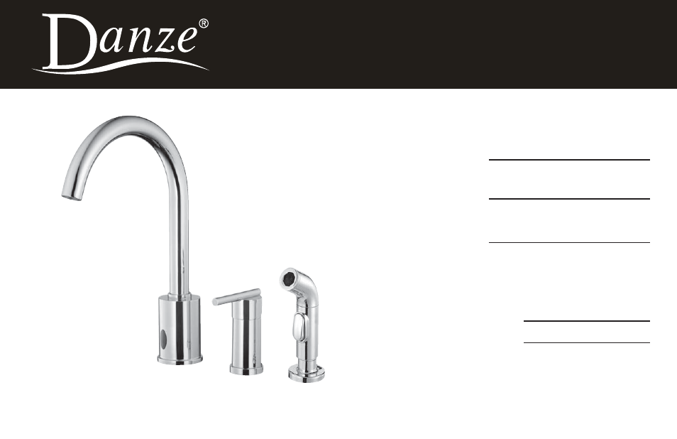 Danze D423058 - Homeowner Manual User Manual | 20 pages