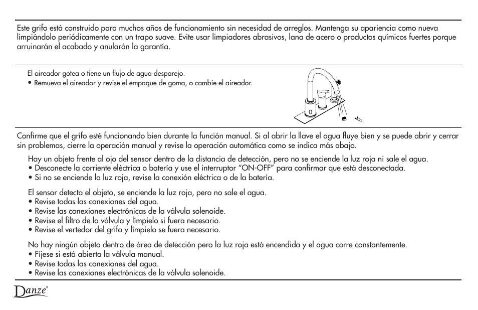 Danze D423058 - Homeowner Manual User Manual | Page 10 / 20