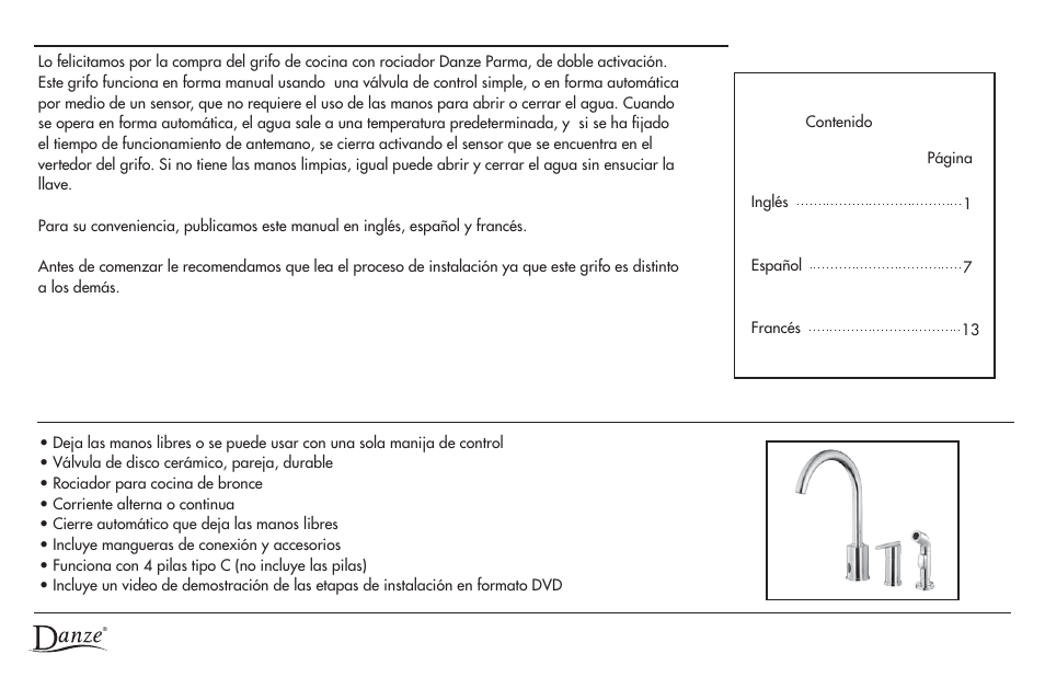 Danze D423058 - Homeowner Manual User Manual | Page 13 / 20