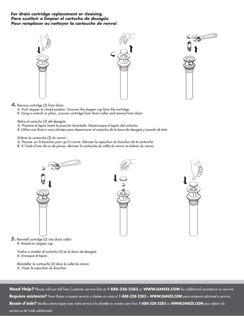 Danze D316254 - Installation Manual User Manual | Page 6 / 6