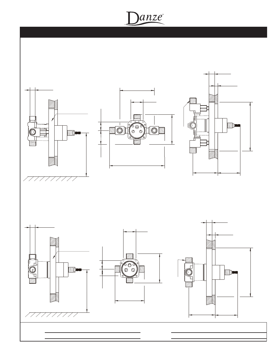 Corsair, Single handle pressure balance tub & shower faucet, Specifications | Danze D510046 - Spec Sheets User Manual | Page 2 / 2