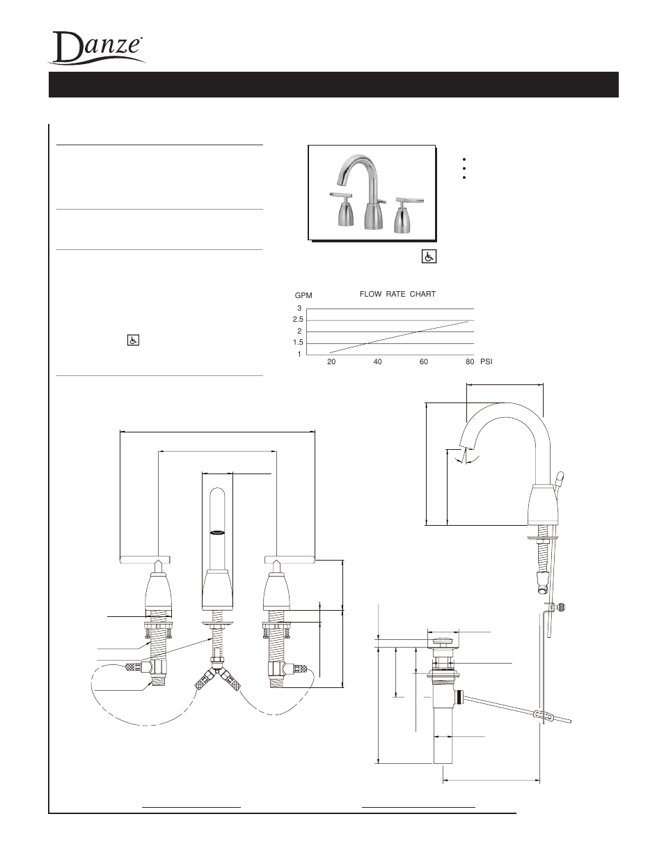 Danze D303354 - Spec Sheets User Manual | 1 page