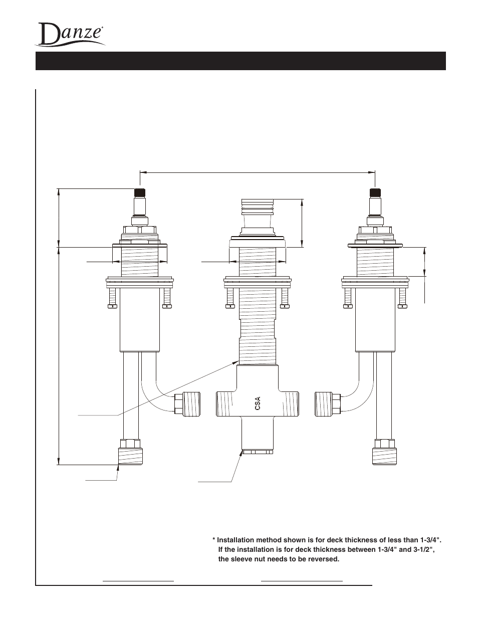 Specifications | Danze D303754 - Spec Sheets User Manual | Page 2 / 2