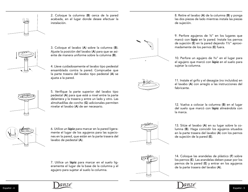 Danze DC018110 - Installation Manual User Manual | Page 8 / 14