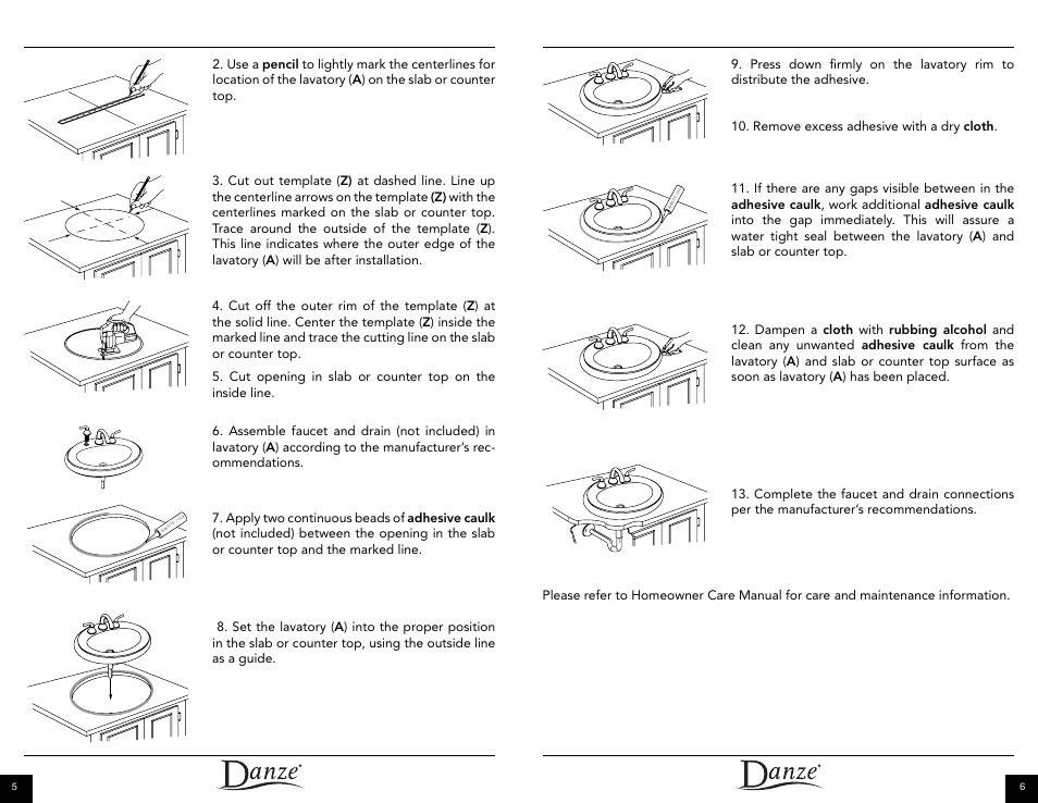 Danze DC017118 - Installation Manual User Manual | Page 4 / 10