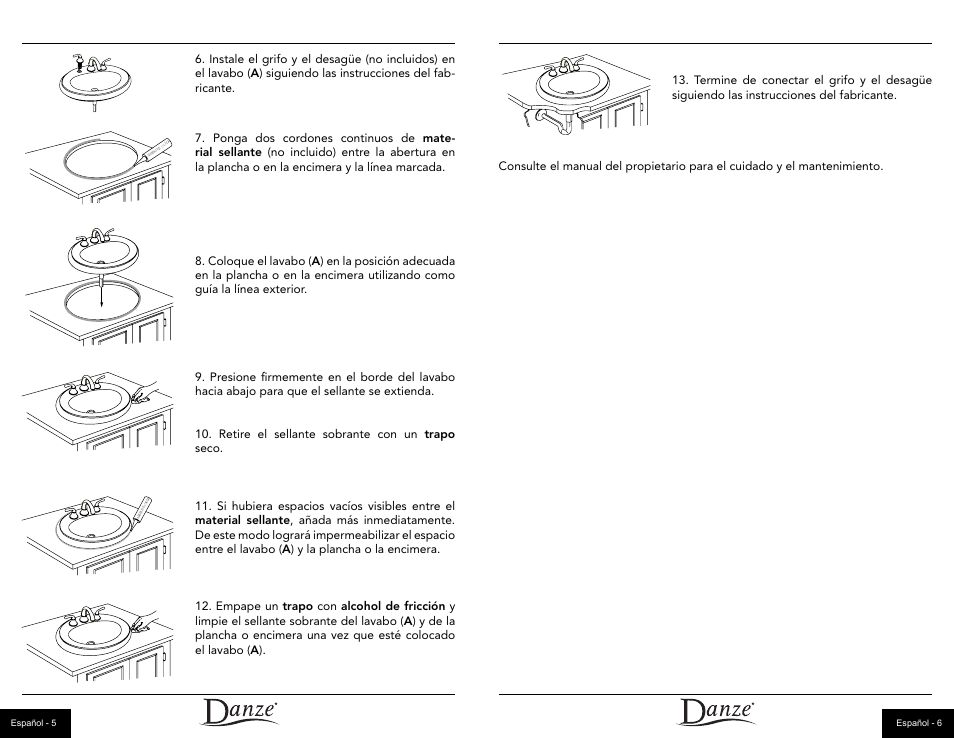 Danze DC017118 - Installation Manual User Manual | Page 7 / 10