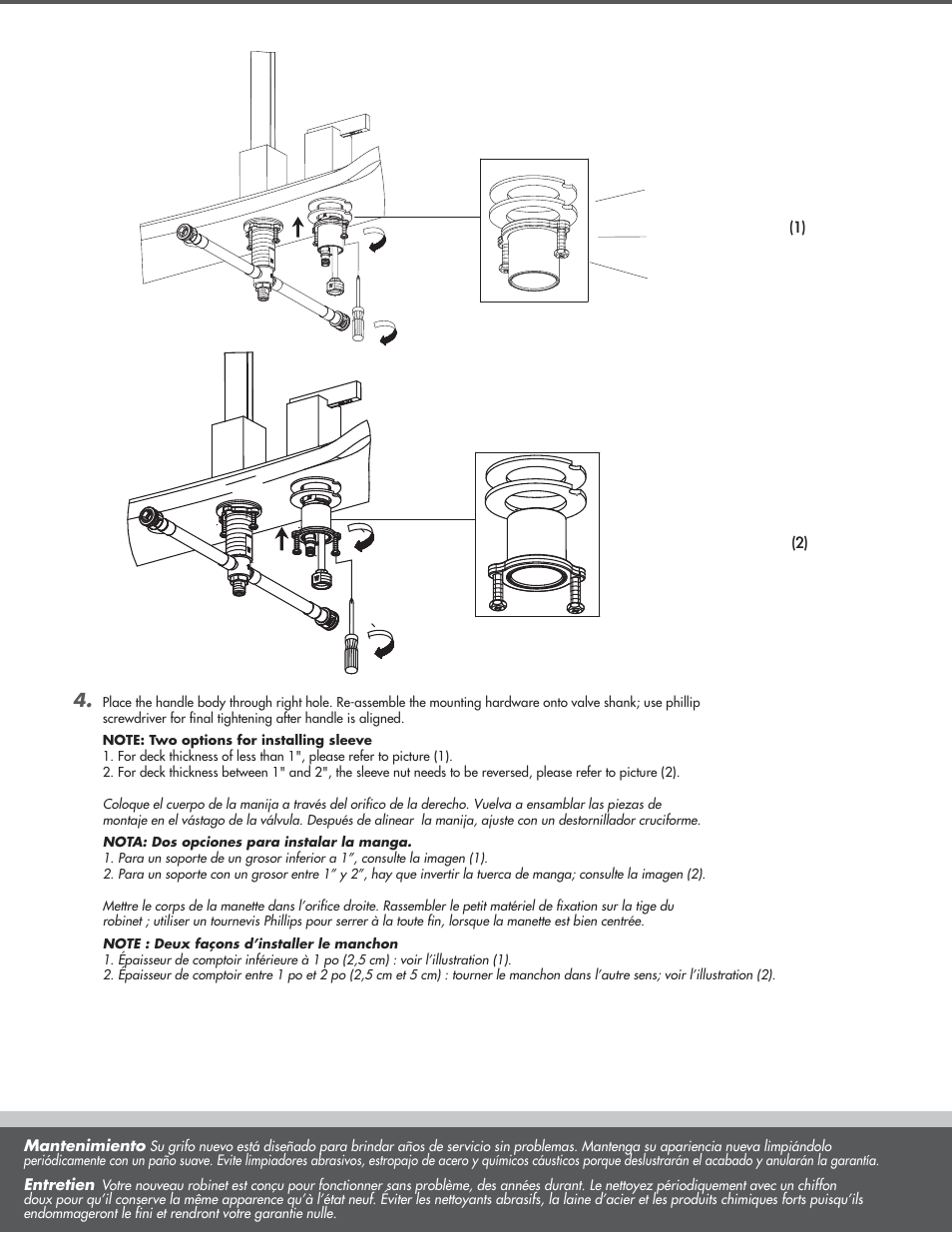 Danze D422044 - Installation Manual User Manual | Page 3 / 7