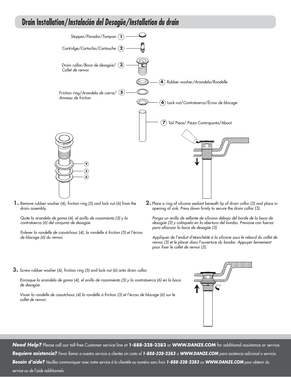 Danze D304044 - Installation Manual User Manual | Page 6 / 8