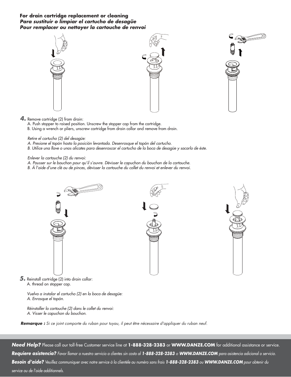 Danze D304044 - Installation Manual User Manual | Page 7 / 8