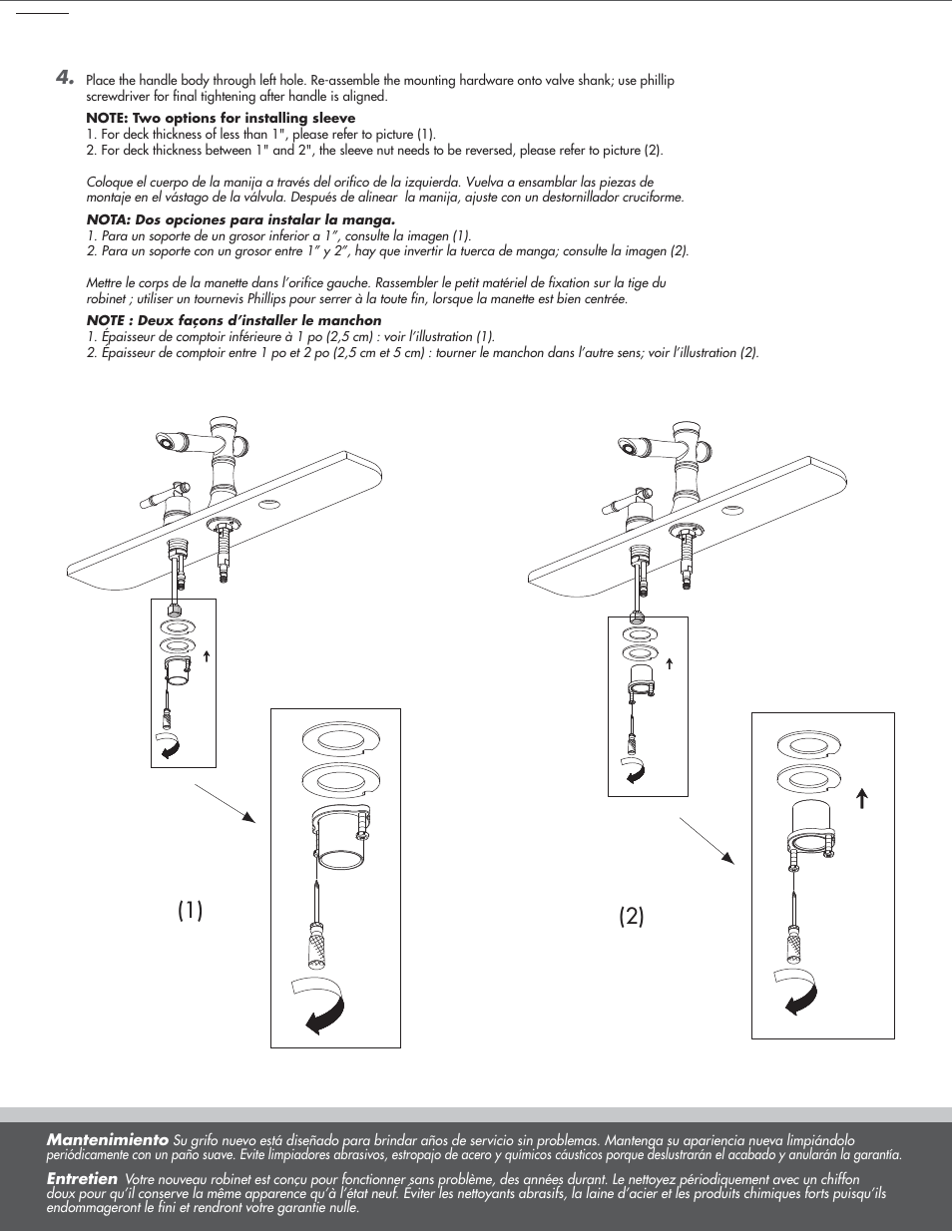 Danze D304045 - Installation Manual User Manual | Page 3 / 7