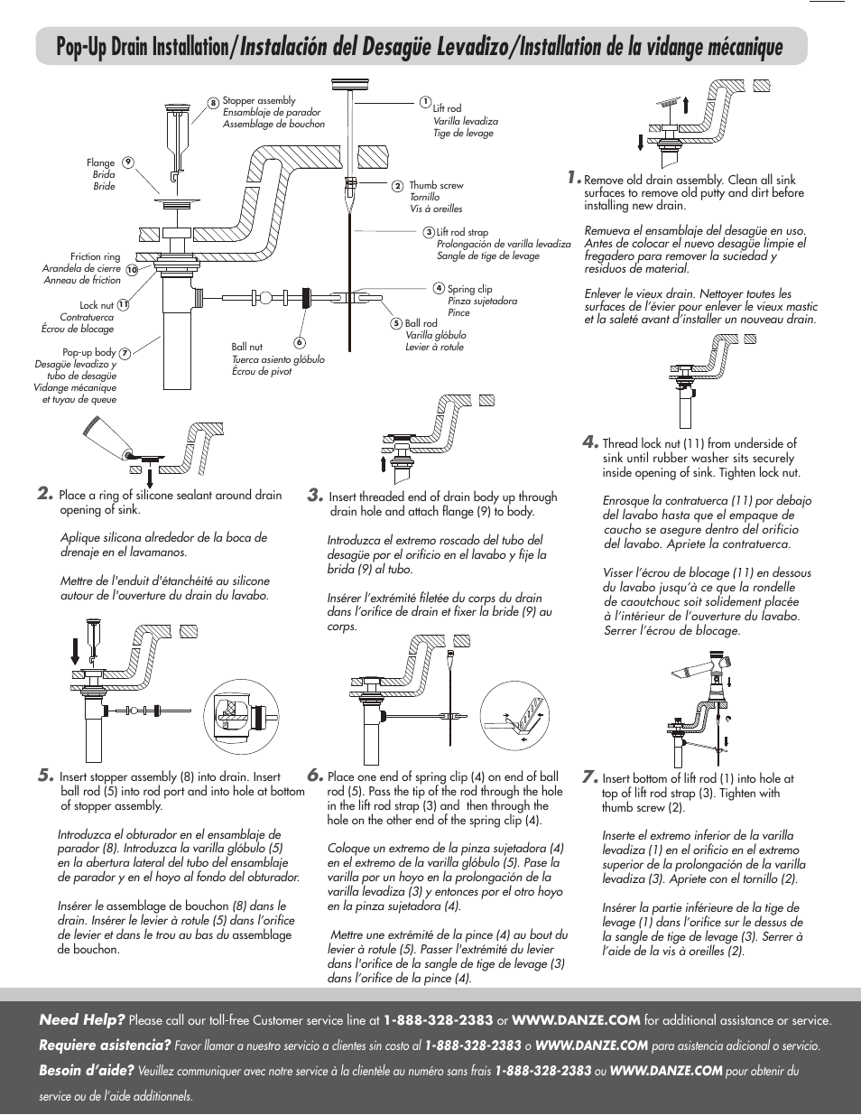 Danze D304045 - Installation Manual User Manual | Page 6 / 7
