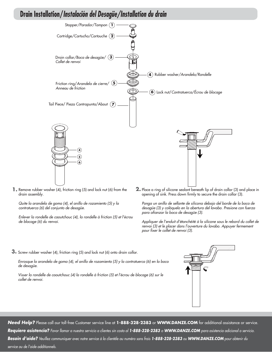 Danze D304268 - Installation Manual User Manual | Page 6 / 8