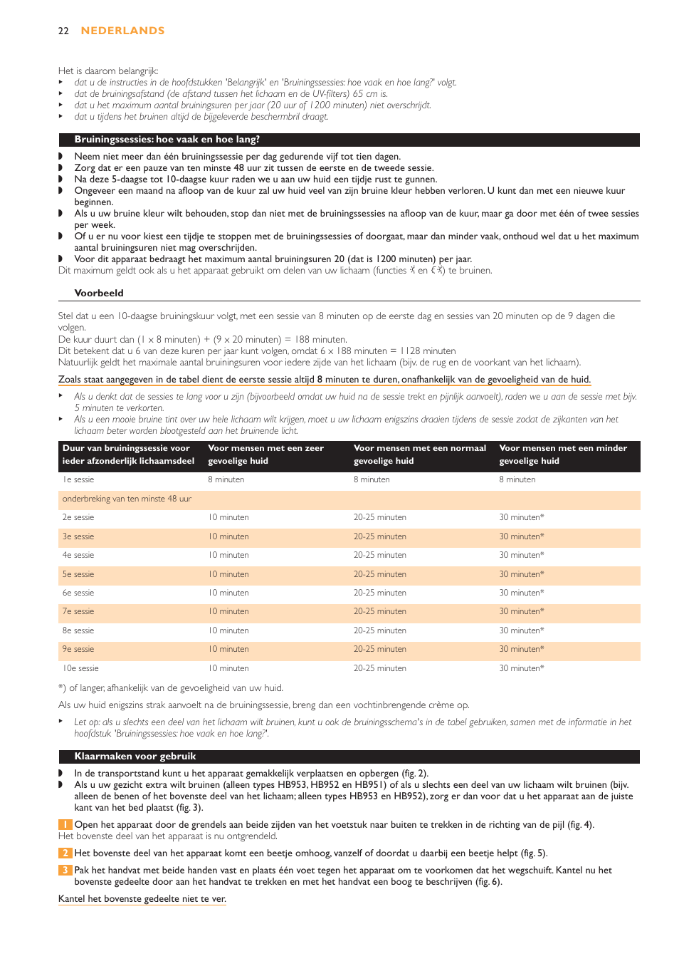 Philips HB953 User Manual | Page 22 / 36