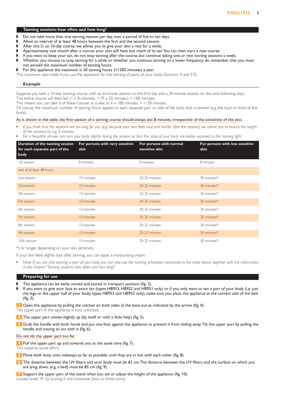 Philips HB953 User Manual | Page 5 / 36