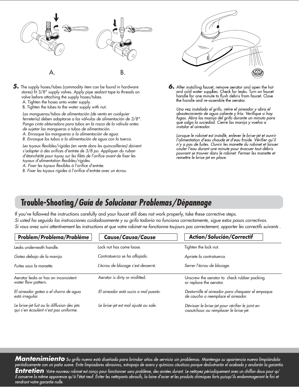 B. a | Danze D225512 - Installation Manual User Manual | Page 3 / 3