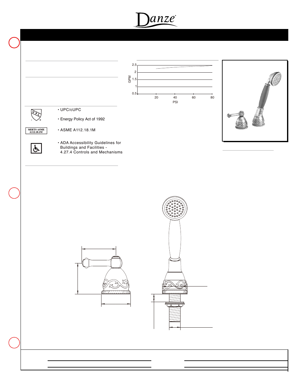 Danze BEL-RTD User Manual | 1 page