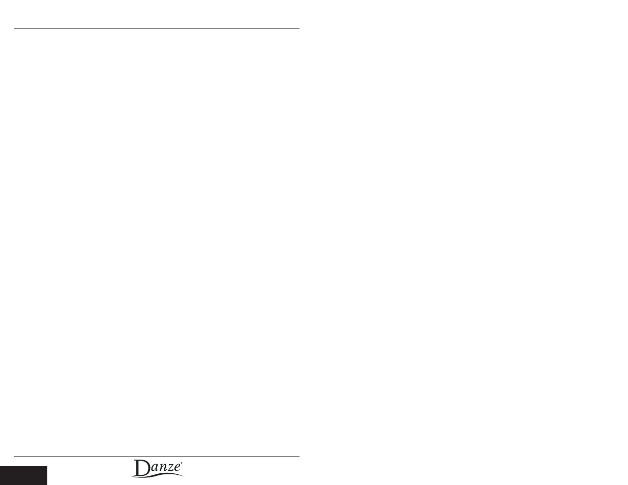 Danze DF012124 - Homeowner Manual User Manual | Page 12 / 12