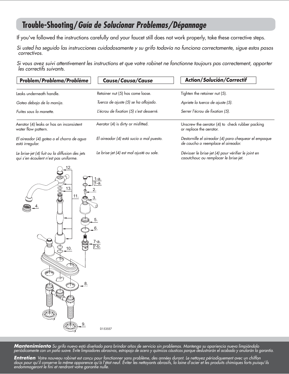 Danze D153557 - Installation Manual User Manual | Page 3 / 3