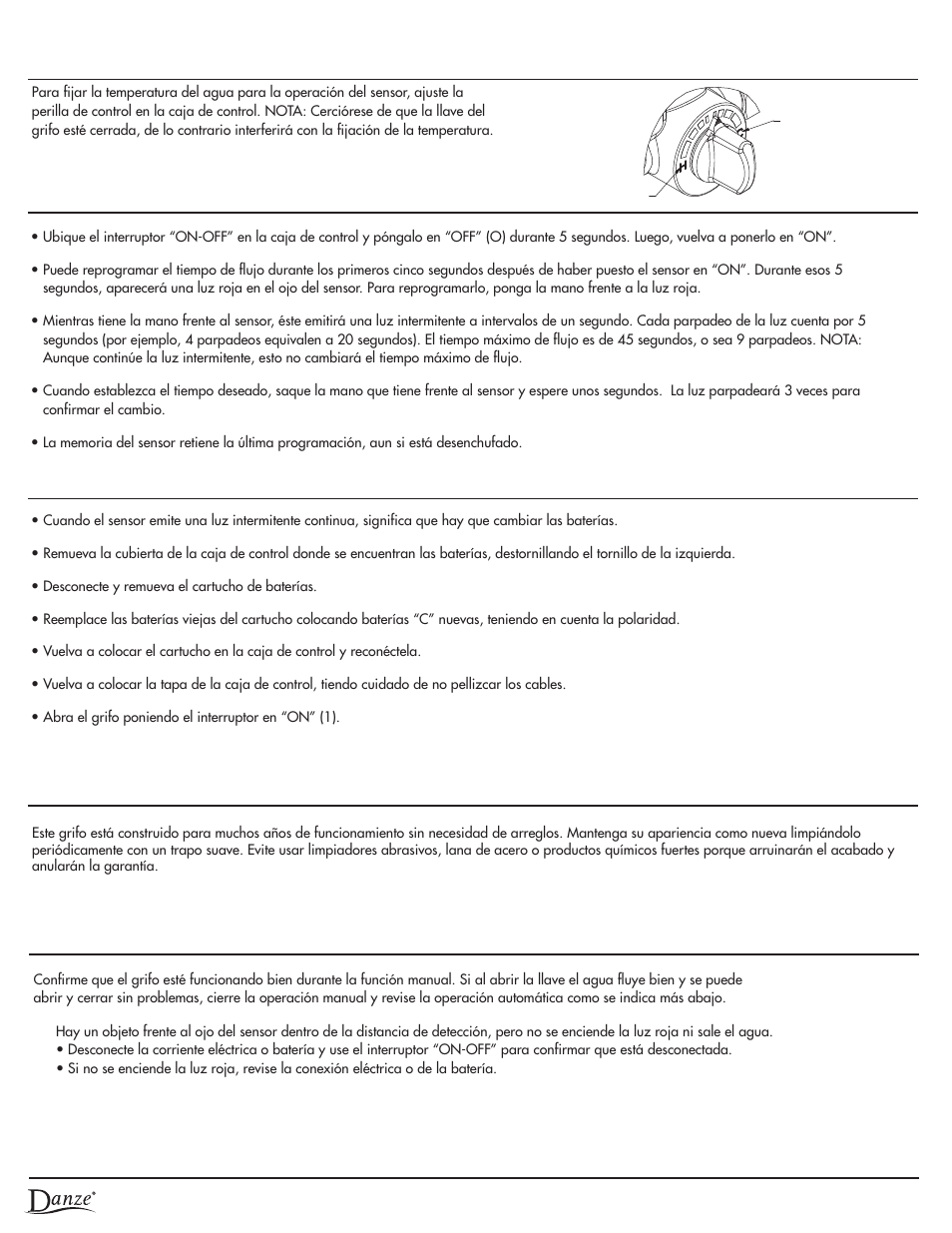 Danze D423058 - Installation Manual User Manual | Page 22 / 35