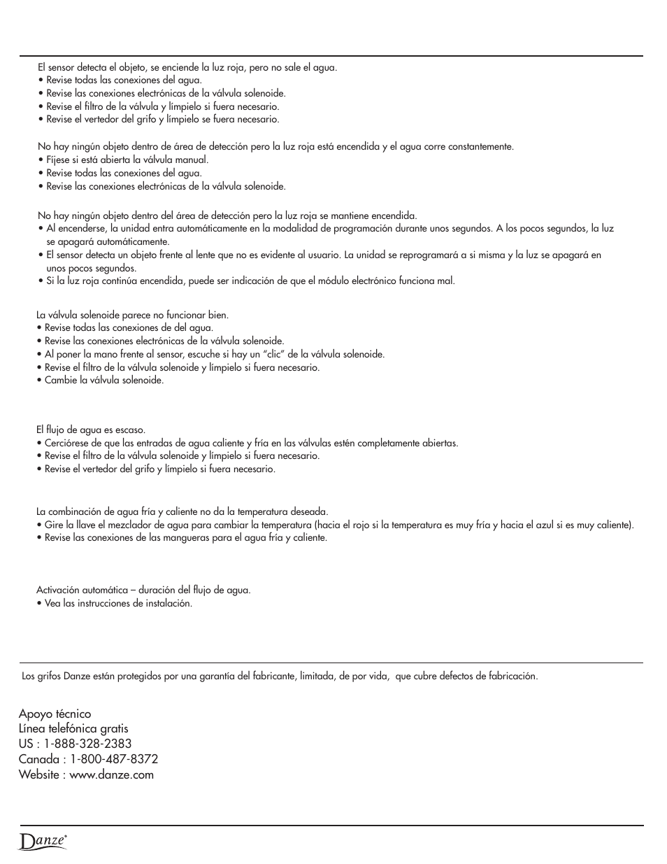 Danze D423058 - Installation Manual User Manual | Page 23 / 35