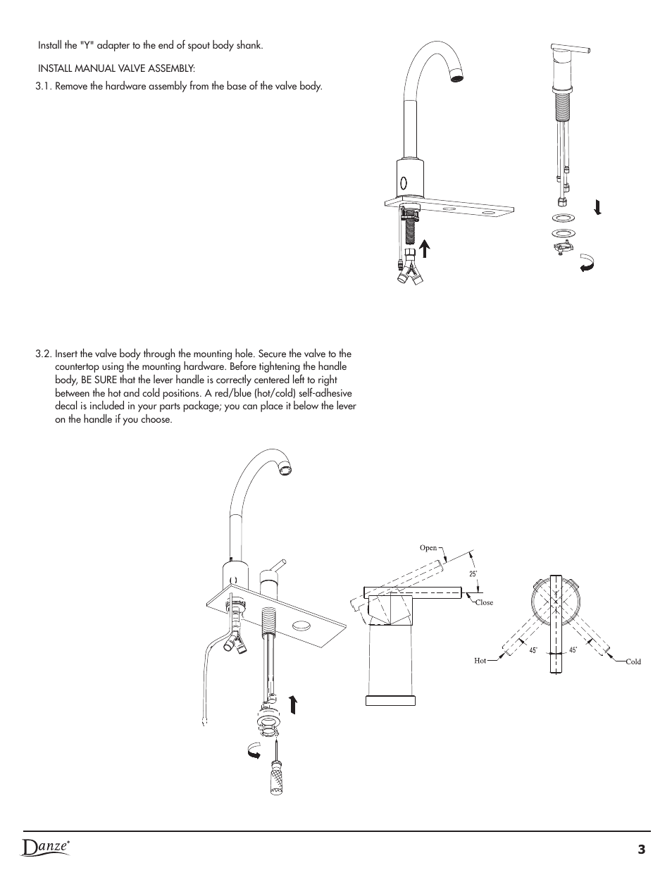 Danze D423058 - Installation Manual User Manual | Page 4 / 35