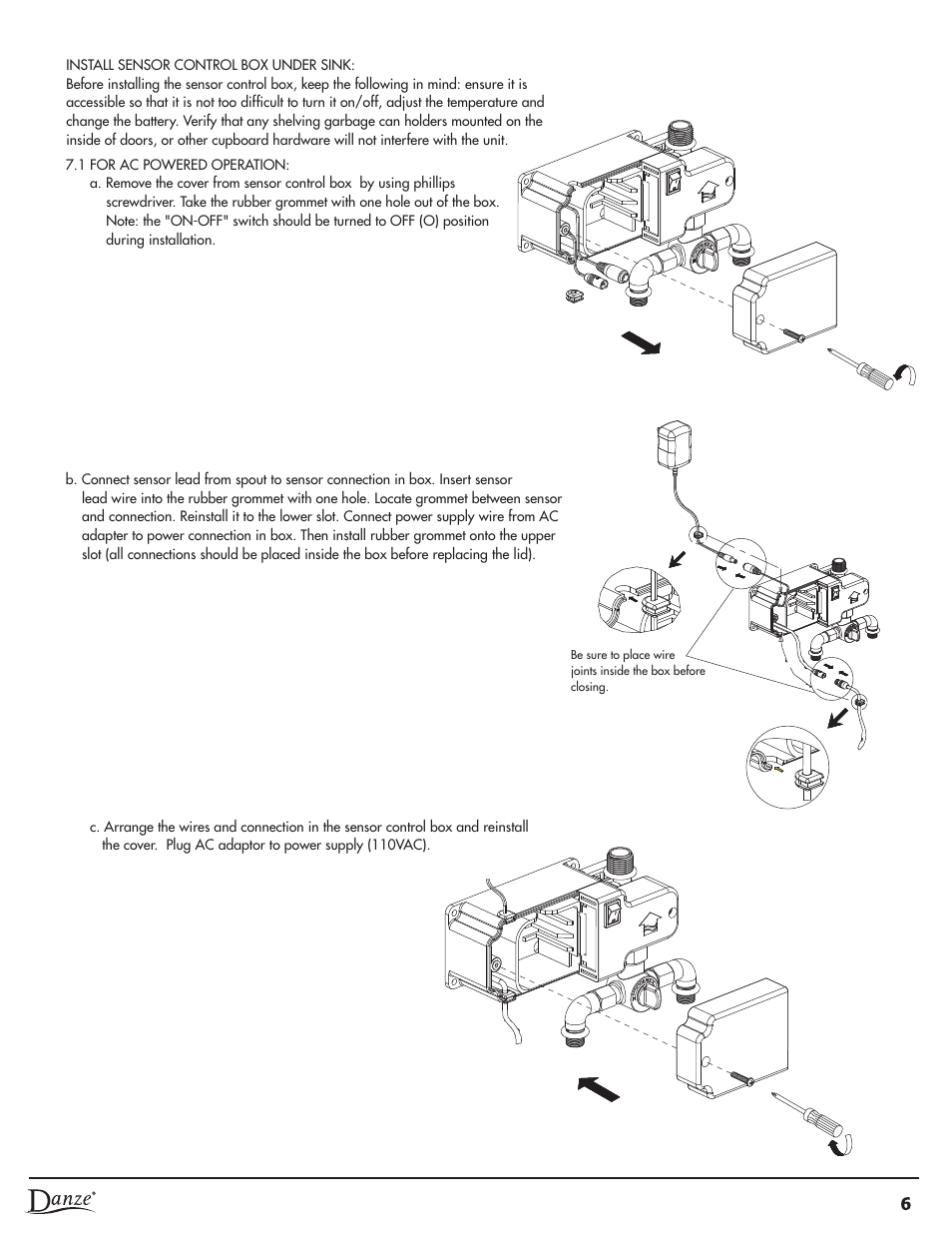 Danze D423058 - Installation Manual User Manual | Page 7 / 35