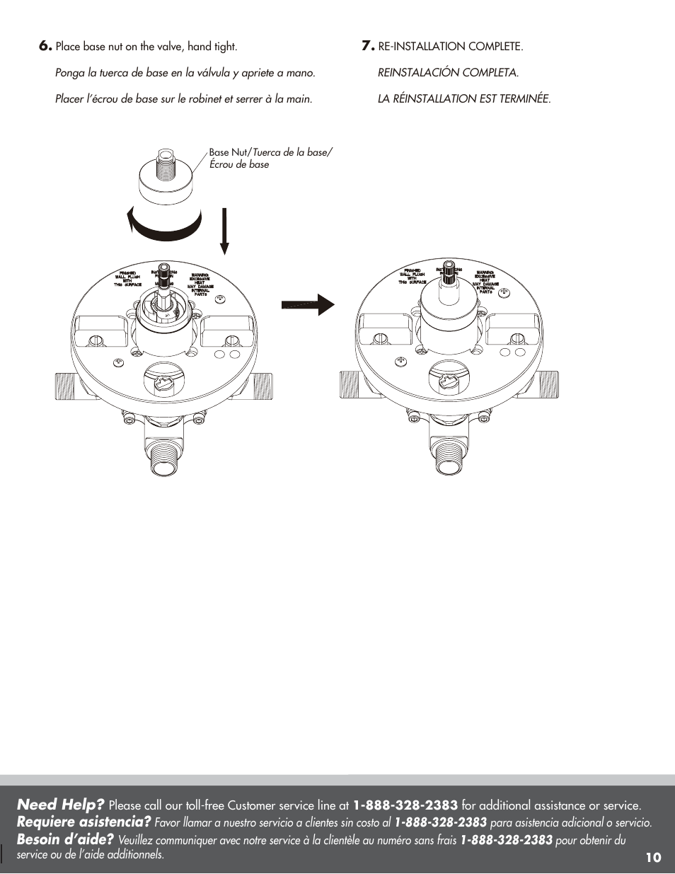 Need help, Requiere asistencia, Besoin d’aide | Danze D113010BT - Installation Manual User Manual | Page 10 / 10