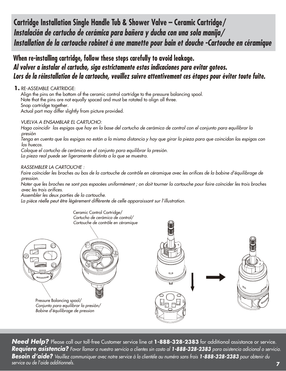 Danze D113010BT - Installation Manual User Manual | Page 7 / 10