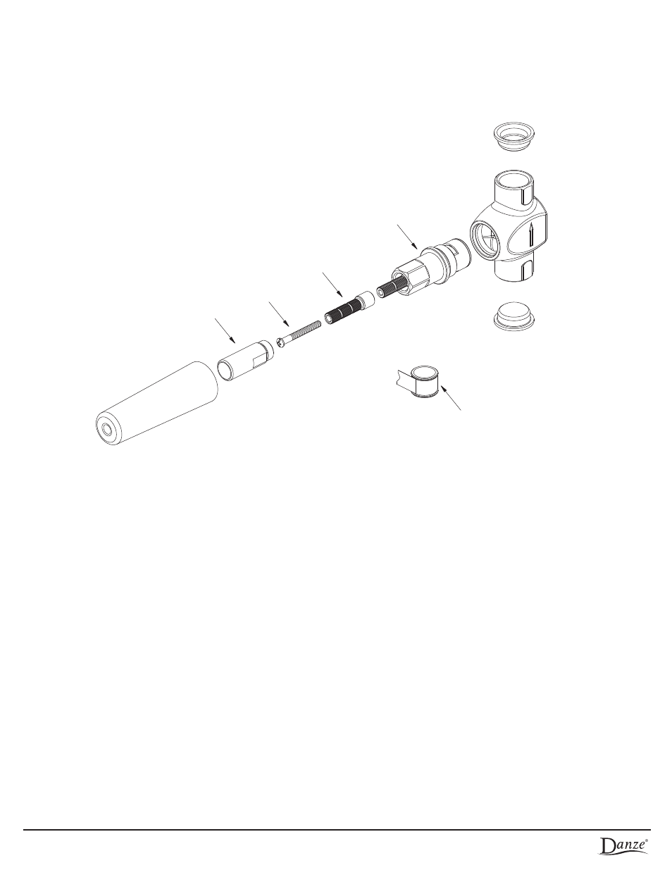 Illustrated parts list | Danze D135300BT - Installation Manual User Manual | Page 5 / 13